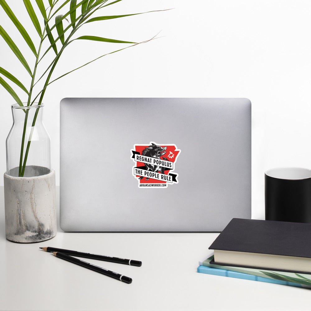 Regnat Populus Stickers