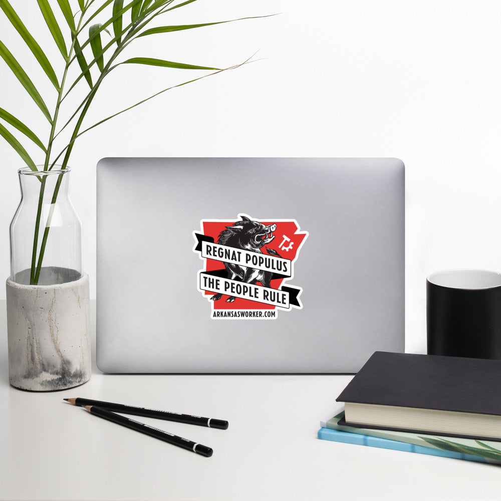 Regnat Populus Stickers